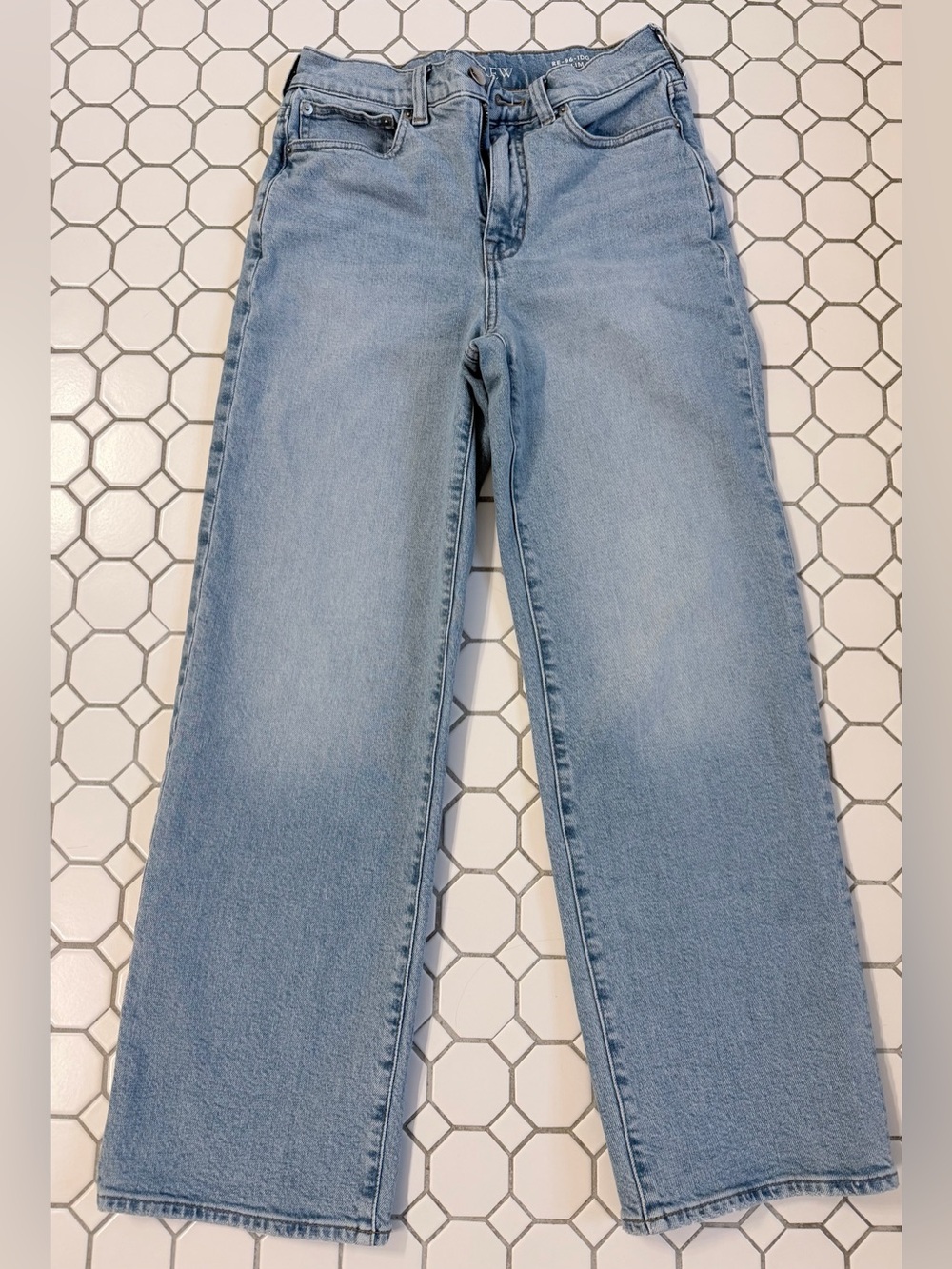 J. Crew Women's Light Blue Straight-Leg Jeans